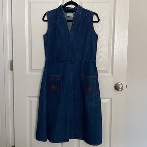 Vintage denim dress
